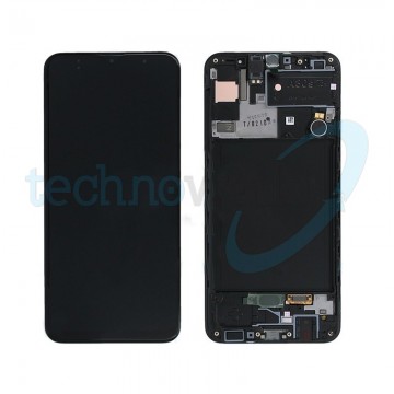 Display Samsung A30S A307 Nero Con Frame - OLED