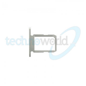 Porta Sim Card Samsung S6 per vers. Bianco