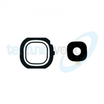 Lente Fotocamera Completa Samsung J7 2016 Nero
