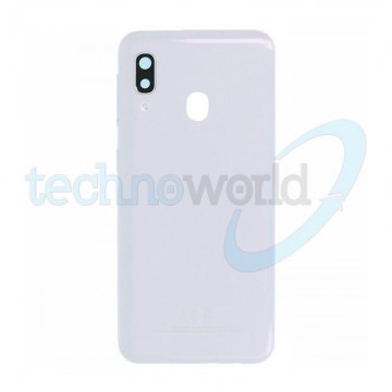 Copribatteria Samsung A20e Bianco