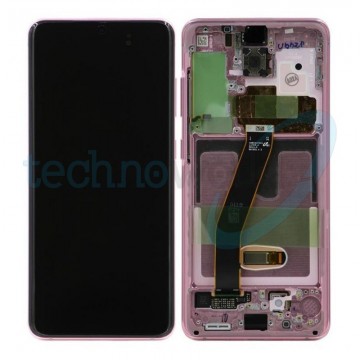 Display Ori. Samsung S20 G980 Rosa Con Frame