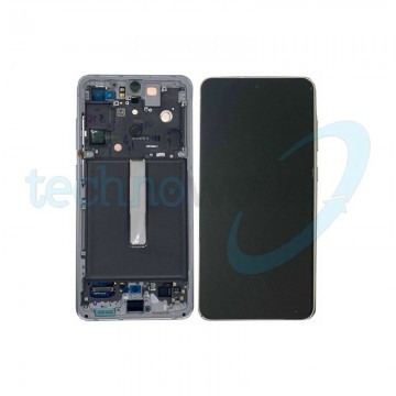 Display Ori. Samsung S21 FE G990 White Con Frame