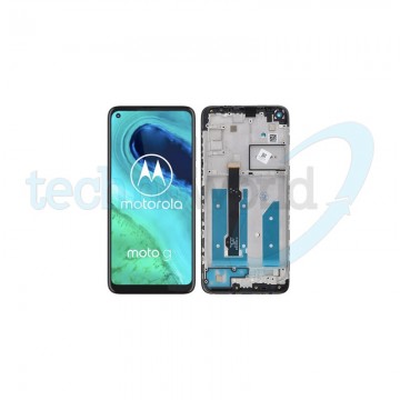 Display Ori. Moto G8 Nero con Frame