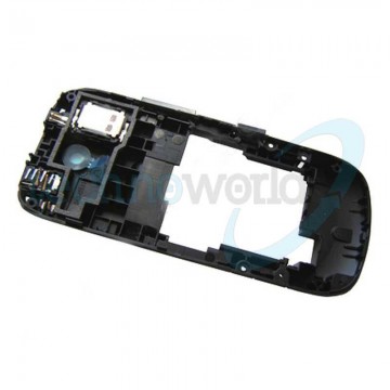 Telaio Posteriore + Tasti Esterni Grigi Nokia 203 Asha Nero