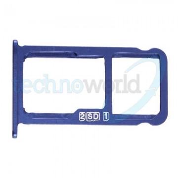 Porta Sim Card + Micro SD Blu Nokia 7.1 Plus