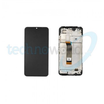 Display Ori. Xiaomi Poco M4 5G Nero Tarnish con Frame