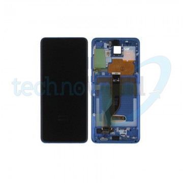 Display Ori. Samsung S20 Plus G985 Aura Blu Con Frame
