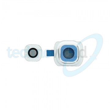 Lente Fotocamera Completa Samsung S6 Bianco