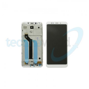 Display Xiaomi Redmi 5 Plus Bianco con Frame