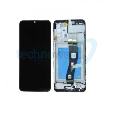 Display Ori. Samsung A03s A037G Nero Con Frame