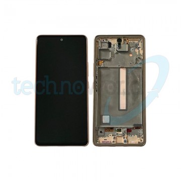 Display Ori. Samsung A53 5G A536 Oro Con Frame