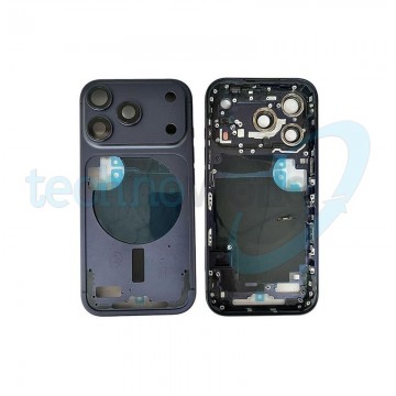 Telaio Centrale iPhone 17 Pro Blu - (Con Flat Tasto Camera)