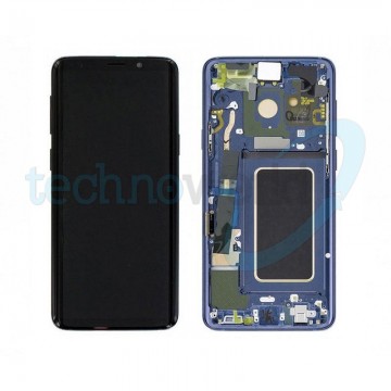 Display Ori. Samsung S9 Plus G965 Coral Blue Con Frame