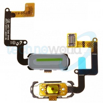 Flat Fingerprint / Lettore Impronta Samsung A3 2017/A5 2017 Blue Silver