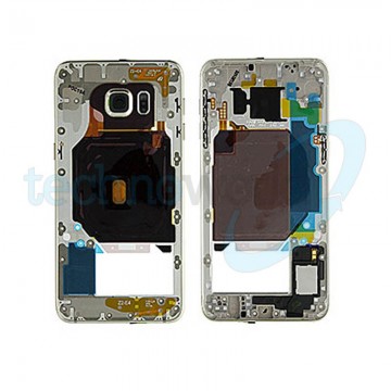 Telaio Posteriore Completo Samsung S6 Edge Plus per vers. Gold