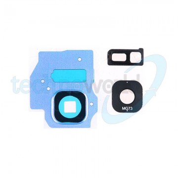 Lente Fotocamera Completa Samsung S8 Plus Blu