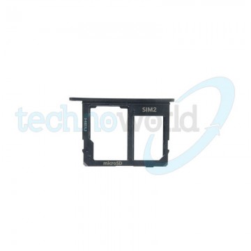 Porta Sim2/microSD Samsung J6 2018 Nero