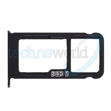 Porta Sim Card + Micro SD Nero Nokia 6.1 Plus