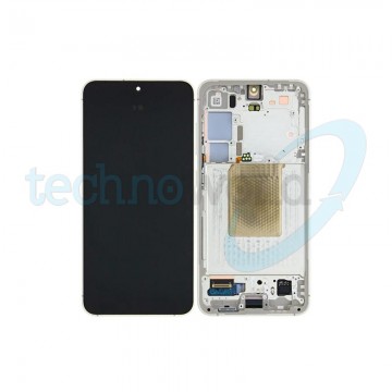 Display Ori. Samsung S24 S921 Giallo con Frame
