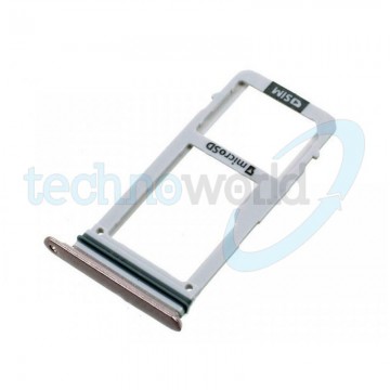 Porta Sim/microSD Samsung A3 2017  per vers. Rosa