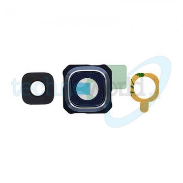 Lente Fotocamera Completa Samsung S6 Edg Plus Blu