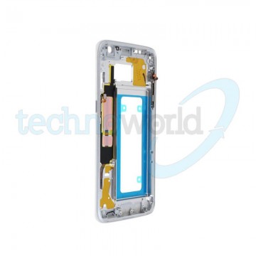Telaio Posteriore Completo Samsung S7 Edge Bianco