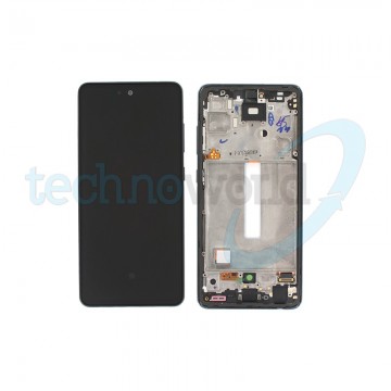 Display Ori. Samsung A52 A525 Nero Con Frame