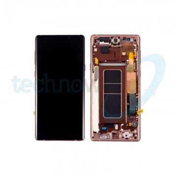 Display Ori. Samsung Note 9 N960 Copper Gold Con Frame