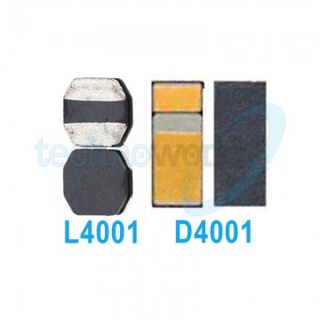 Kit Touch Diode IC D4001 - L4001 per iPad Air 2