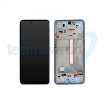Display Ori. Samsung A33 5G A336 Blu Con Frame