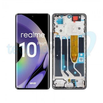 Display Realme 10 Pro+ Nero con Frame