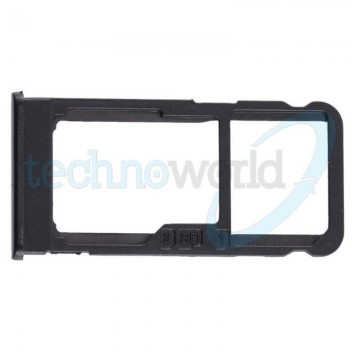 Porta Sim Card + Micro SD Nero Nokia 5.1 Plus