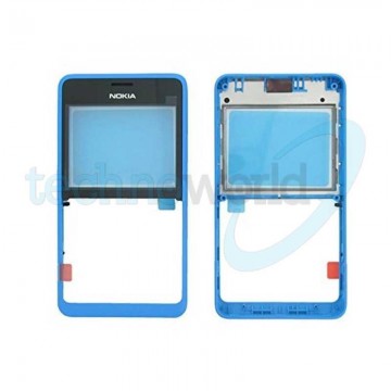 Cover Frontale Blue Nokia 210 Asha Dual