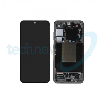 Display Ori. Samsung S24 S921 Nero con Frame