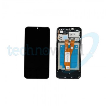 Display Ori. Samsung A03 Core A032 Nero Con Frame