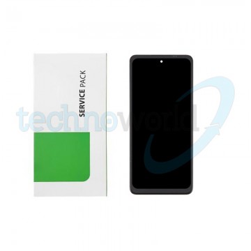 Display Oppo A58 Nero Con Frame - OEM