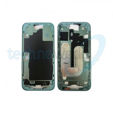 Telaio Centrale iPhone 16 Plus Verde - (Con Flat Tasto Camera)