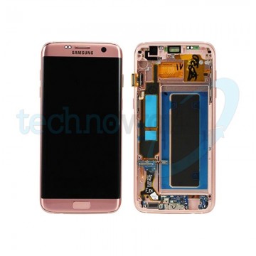 Display Ori. Samsung S7 Edge Rosa con Frame