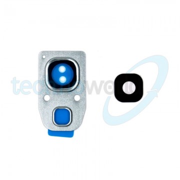 Lente Fotocamera Completa Samsung A3 2017 Blu Silver