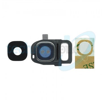 Lente Fotocamera Completa Samsung S7 Edge Nero
