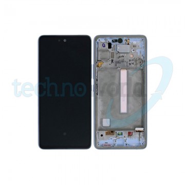 Display Ori. Samsung A53 5G A536 Blu Con Frame