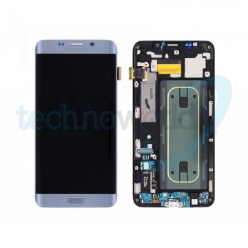 Display Ori. Samsung S6 Edge Plus Silver Con Frame