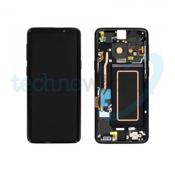 Display Ori. Samsung S9 G960 Nero Con Frame