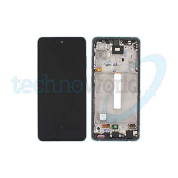 Display Ori. Samsung A52 A525 Blu Con Frame