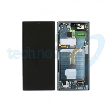 Display Ori. Samsung S22 Ultra S908 Verde Con Frame