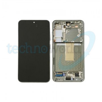 Display Ori. Samsung S23 S911 Lime Con Frame