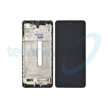 Display Ori. Samsung M53 5G 2022 M536 Nero Con Frame
