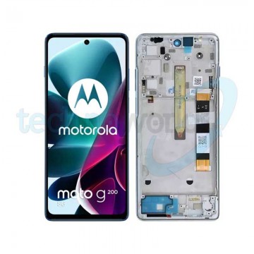 Display Ori. Moto G200 Glacier Green con Frame