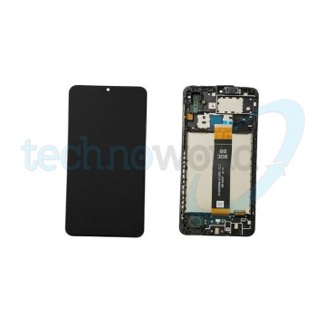 Display Ori. Samsung A02 2021 A022 Nero Con Frame