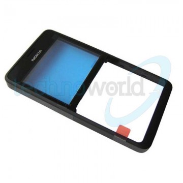 Cover Frontale Nero Single Sim Nokia 210 Asha